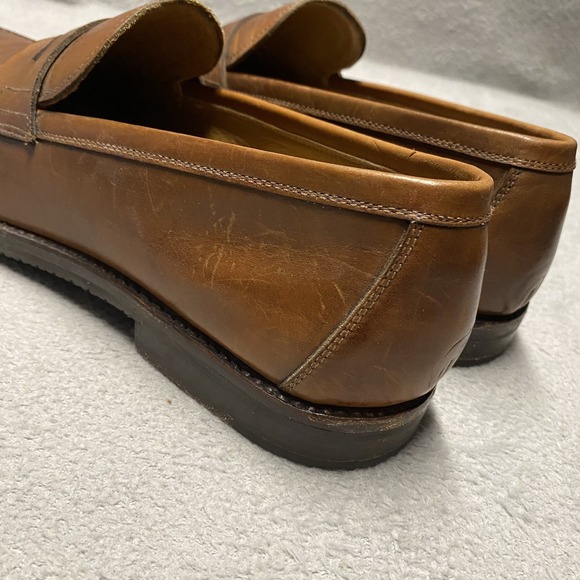 Gravati Arthur Beren Loafer Dress Shoes Brown Leather Handmade Italy 11.5 N main image 9